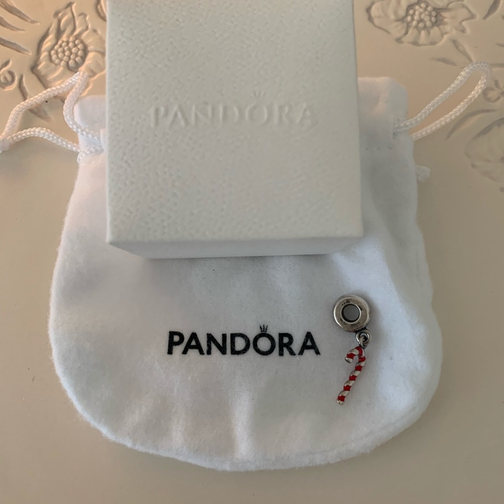 Pandora candy cane charm